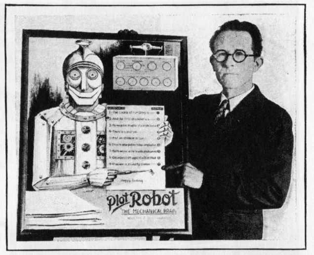 Робот-сценарист. Уиклиф Хилл. Голливуд, 1931 год. 